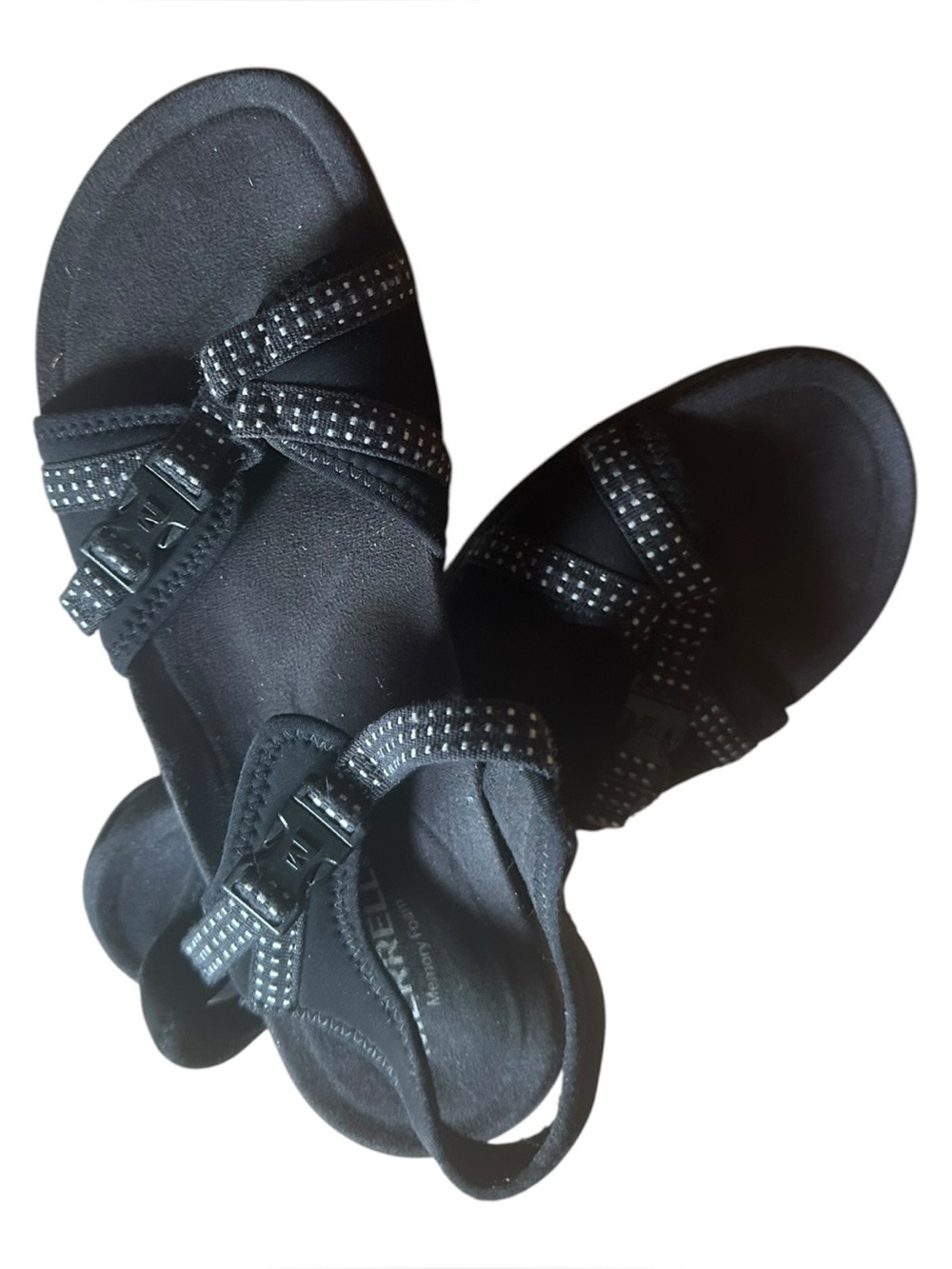 Merrell Women’s District Muri Backstrap Sandals – Black – Size 8